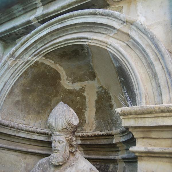 Fachada iglesia colegio San Valero (Escolapios) de Alcañiz.